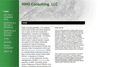 Desktop Screenshot of hindconsulting.com