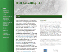 Tablet Screenshot of hindconsulting.com